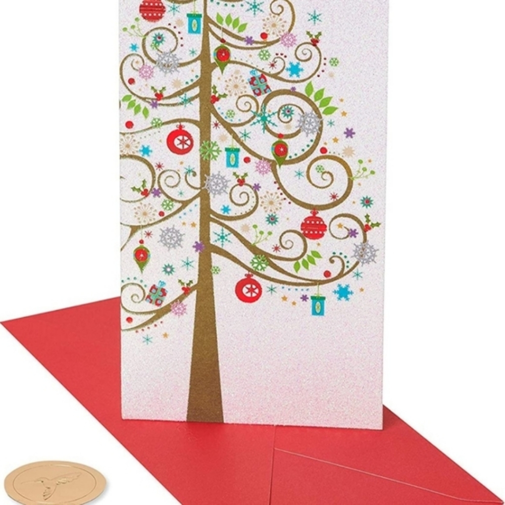 3/$24 Papyrus Holiday Glitter Cards Boxed, 16-Count - Picture 8 of 10